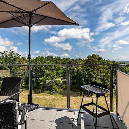 Prora - Moderne Ferienwohnung Mit Balkon, Meerblick Und Elektro Grill - Seeblick