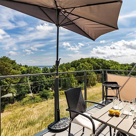 Prora - Mit Balkon Und Elektro Grill - Seeblick Apartment *